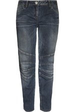 BALMAIN PARIS BIKER JEANS PANTS TROUSER DISTRESSED DENIM BLUE NEW 42 F M £800