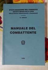 LIBRO MANUALE DEL COMBATTENTE MILITARIA ESERCITO
