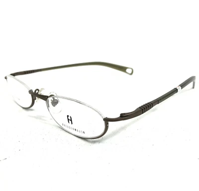 Armações de óculos Freudenhaus TEXAS IV/II MOC marrom verde Prince Nez 48-19-142 - Imagem 1 de 4