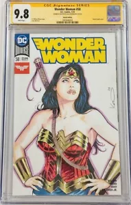 DC Wonder Woman #58 Original Art Autograph Signed & Sketched Kotkin CGC 9.8 SS - Picture 1 of 1