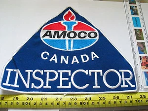 1980's Amoco Canada Inspector Patch Vintage Original Ex-Large aprox 10" - Picture 1 of 1
