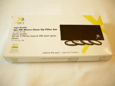Promaster 77mm High Quality 4pc. Macro Close up filter set +1,+2,+4,+10 New - Image 1 of 4