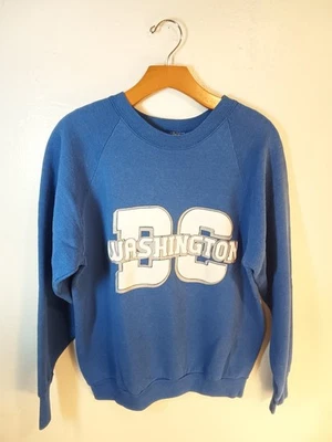Vintage 90s Washington D.C. Vintage Crewneck Sweater L Foto 1 de 4