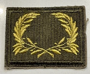 ORIGINAL WWII Era U.S. ARMY MERITORIOUS SERVICE Shirt Var UNIT SLEEVE PATCH - Picture 1 of 2