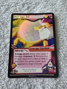 DBZ Dragon Ball Z FOIL Red Vigor Orb 31 CCG Unlimited Buu Saga Score HP - Picture 1 of 5