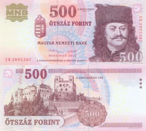 Hungary 500 Forint (2013) - Rakoczi/Sarospatak Castle/p196d UNC - Picture 1 of 3