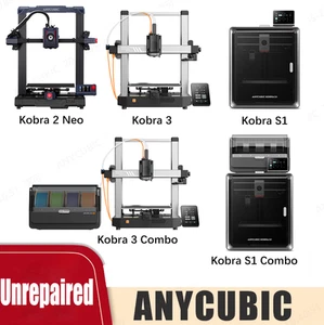 【Used】ANYCUBIC Kobra 2 Neo/Kobra 3 Combo/Kobra S1 Combo FDM 3D Printer Lot - Picture 1 of 5