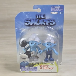 2011 Jakks Smerfy Figurki Pakiety Hefty & Handy Smerf 2-pak Nowe - Zdjęcie 1 z 4