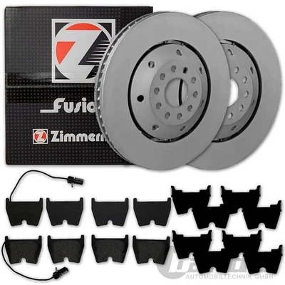 Zimmermann Front Brake Discs 365mm + Pads Fits Audi RS6 C5 4B - Image 1 of 4