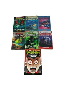 Lot 7 Goosebumps R L Stine Books Horrorland Friend is Invisible Most Wanted - Picture 1 of 13