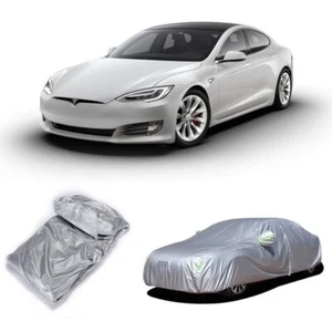 Car Cover Waterproof All Weather Outdoor Sun Protection Cover For Tesla Model S - Picture 1 of 13
