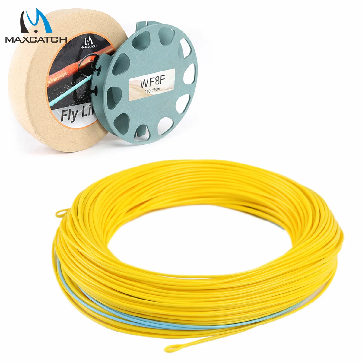 Maxcatch Windcutter Fly Fishing Line - Weight Forward Floating Line With Welded Loops, 33.33 Yards
