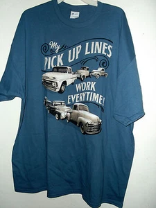 NUEVA CAMISETA DE COLECCIÓN CHEVY GMC MY PICKUP LINES FUNCIONA CADA VEZ 2x - Imagen 1 de 3
