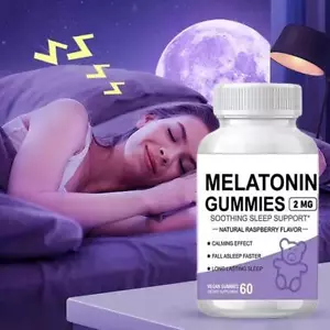 Sleep Gummies 60ct, Fall Asleep Fast and Stay Asleep, Sleeping Aid Gummy NEW - Picture 1 of 11
