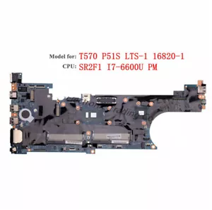 01ER178 For Lenovo Thinkpad T570 Motherboard i7-6600 01ER451 - Picture 1 of 4