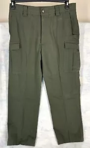 Blauer Uniform Cargo Pants Mens 36 Reg Olive Green Cargo Workwear Tactical - Picture 1 of 8
