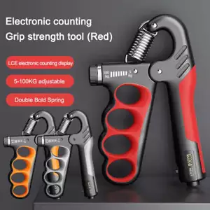 Grip Strength Trainer Adjustable Resistance Fitness Gym Training Hand Gripper - Picture 1 of 15