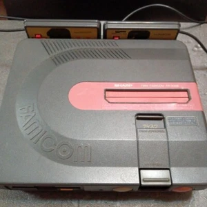 SHARP Twin Famicom AN-500B Disk System Works AC100V - Picture 1 of 17