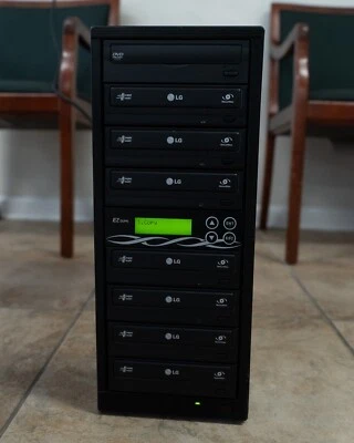 EZ DUPE  1 to 7 CD/DVD Duplicator EZ-DVD7NECNH - Image 1 of 2