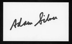 Adam Silver current Commissioner of the NBA, Lawyer Signed 3x5 Card G1320 - Picture 1 of 1