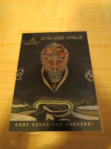 2010-11 Panini Pinnacle Saving Faces Cory Schneider #15 San Jose Sharks - Picture 1 of 2