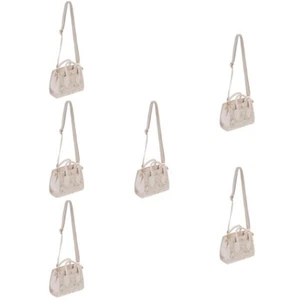 6 Pcs Lace Bag Child Miss Weaving Handbag Removable Shoulder Strap - Picture 1 of 12