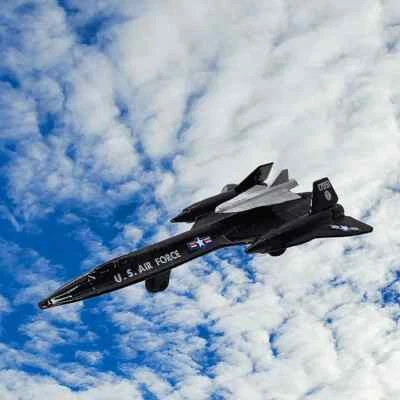 Zee A210 Lockheed SR-71US Diecast Aircraft Model, Motormax 4.5 Inch - Image 1 of 4