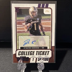 2021 Contenders Draft Picks College Ticket Auto 148 DWayne Eskridge Purple RC - Picture 1 of 2