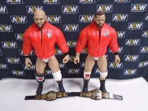 AEW FTR Cash Wheeler Dax Harwood Unrivaled Serie 7 Figur Jazwares komplett - Bild 1 von 9