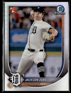 2025 Bowman Red Rookie Redemption Jackson Jobe Tigers #50 - Foto 1 di 2