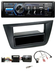 JVC Bluetooth Lenkrad USB DAB Autoradio für Seat Altea Toledo 2004-2009 schwarz - Bild 1 von 11