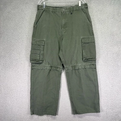 Boy Scouts of America Pants Mens 38 Green Cargo Convertible Uniform Classic Fit - Image 1 of 4
