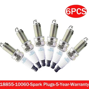 6x New Spark Plug For Hyundai Accent 12-18 Accessories Kia Soul 1.6L 18855-10060 - Picture 1 of 4