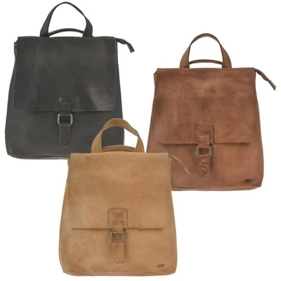 Rucksacktasche Umhängetasche und Rucksack 2in1 Leder 29x31cm mit Tragegriff - Bild 1 von 3