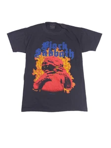 Maglietta Ozzy Osbourne 1983 Black Sabbath Born Again Tour M/L Metal Dio Vintage - Foto 1 di 11