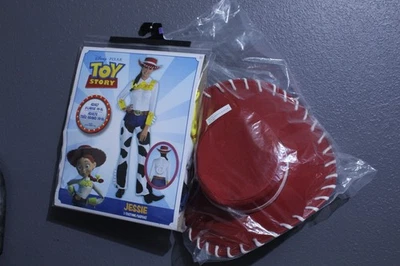 Disney Toy Story Jessie Cowgirl Costume with Hat Adult XL 14-16 NEW - Image 1 of 4
