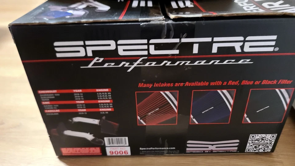 Nuevo kit completo de admisión de aire frío Spectre Performance Foto 1 de 3