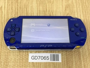 GD7065 Plz Read Item Condi PSP-1000 METALLIC BLUE SONY PSP Console Japan - Picture 1 of 12