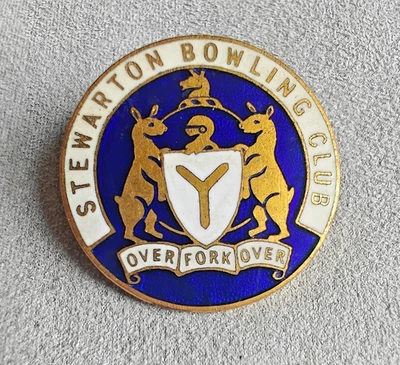 Stewarton Bowling Club - Enamel Pin Badge Bowls Sports UK - Image 1 of 2