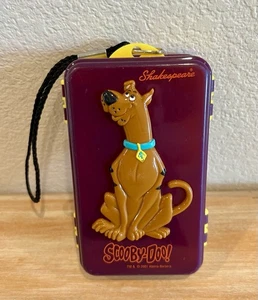 Vintage Scooby Doo Fishing Mini Small Tackle Box Purple Shakespeare 2001 Trinket - Picture 1 of 8