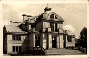 Žamberk Tschechien Postkarte 1943 Feldpost divišovo divadlo Partie am Theater - Bild 1 von 1