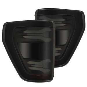 Fits Ford F150 2021–2023 LUXX Tail Lamps AlphaRex Black LED W/ Stock LED - Picture 1 of 14