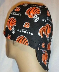 NFL Cincinnati Bengals Costruzione Su Personalizzata, Saldatore, Fitter per Pipe, Cappello da Biker - Foto 1 di 2