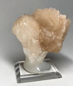 STILBITA Stilbite - La India - INDIAN MINERAL COLECCION PEANA 4x4x2 B10 - Imagen 1 de 8