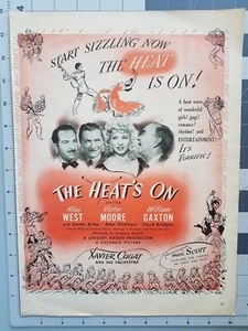 Anuncio impreso vintage lanzamiento de película Mae West Hollywood foto de decoración 1941 - Imagen 1 de 3