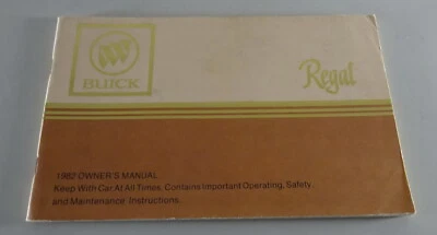 Manuale Dell'Owner / Manuale Buick Regal Anno 1982 - Immagine 1 di 2