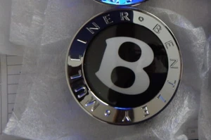 New Genuine Bentley MULLINER Continental GT Self Levelling Wheel Centre Caps X1 - Picture 1 of 2