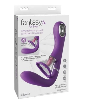 FANTASY FOR HER ULTIMATE PLEASURE PRO SUCKING & VIBRATING CLITORAL & G VIBE - Image 1 of 4