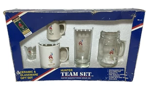 Olympische Spiele 1996 Atlanta Hunter Team Keramik und Glaswaren 5-teiliges Set in Box - Bild 1 von 9