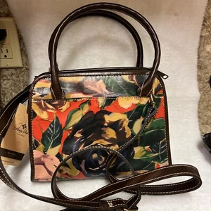 Patricia Nash Winter Bloom Calvi SQ Satchel - Foto 1 di 8